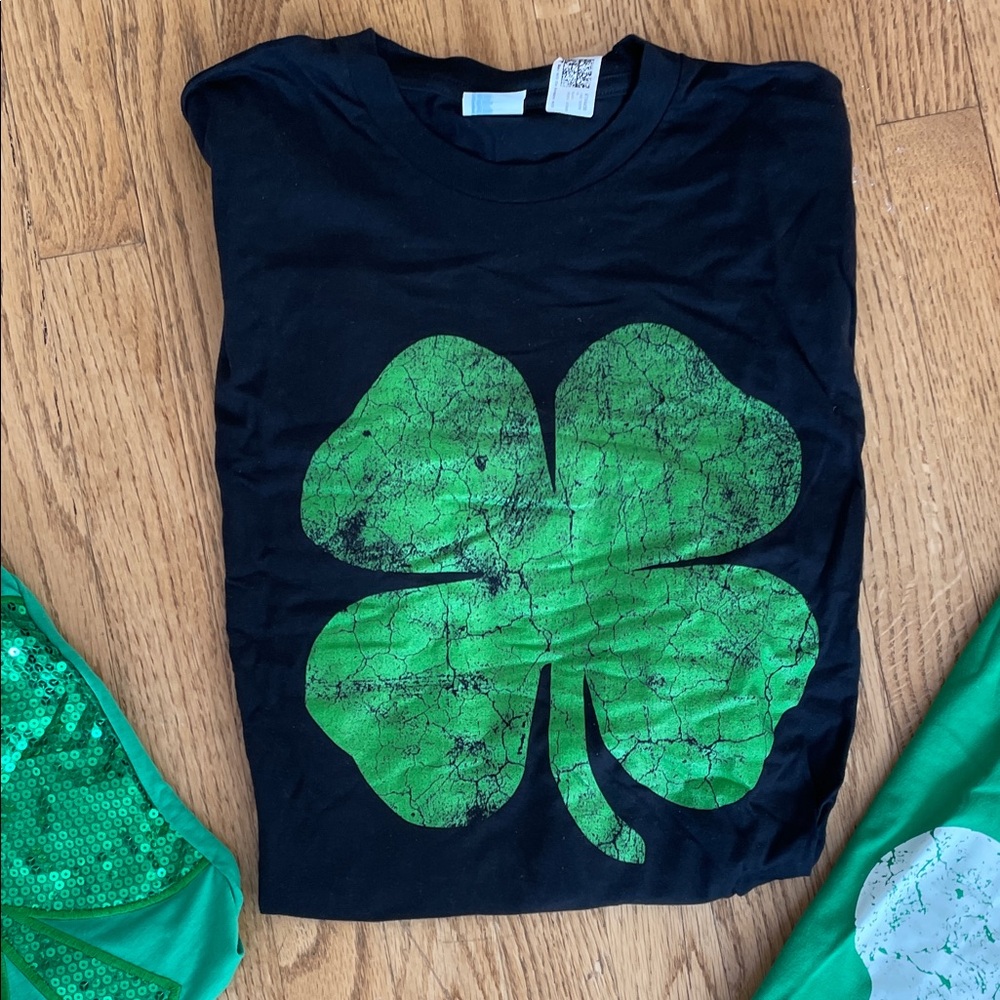 Trio Of Shamrock T-Shirts + Bonus Socks View 3